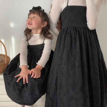 キッズワンピース キャミソールワンピース シンプルドレス 2カラー - mamahalo shop - ノースリーブワンピース - ベビー服 - 子供服 - 男の子 - 女の子