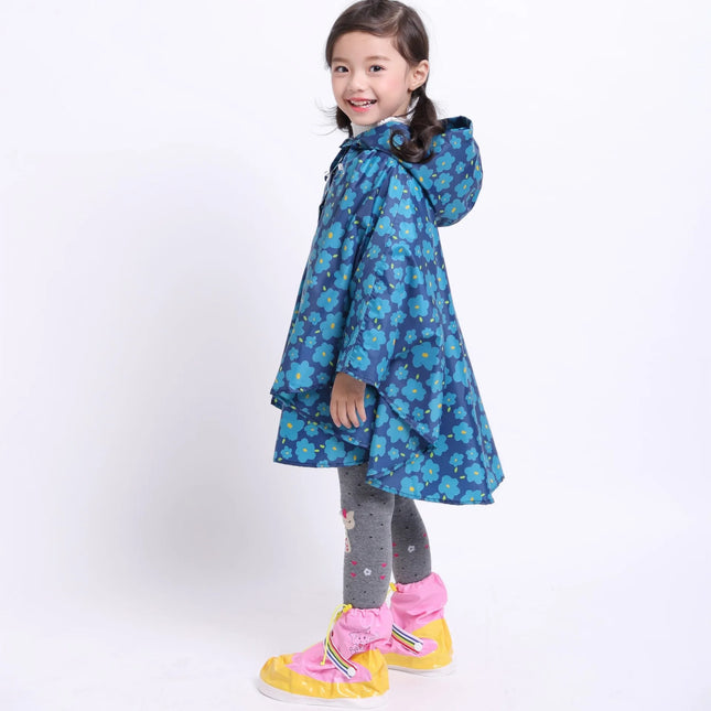 ☺︎ キッズレインコート 雨具 フーディレインポンチョ 防水コート - mamahalo shop - レインコート -  べビー服 - 子供服 - 男の子 - 女の子