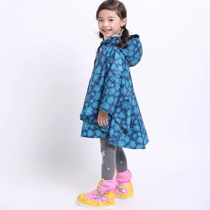 -キッズレインコート 雨具 フーディレインポンチョ 防水コート【mh0007072】 - mamahalo shop - レインコート -  べビー服 - 子供服 - 男の子 - 女の子