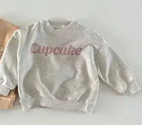 -ベビートップス スウェットシャツ トレーナー レターロゴプリント 4カラー - mamahalo shop - トレーナー・フーディ -  べビー服 - 子供服 - 男の子 - 女の子