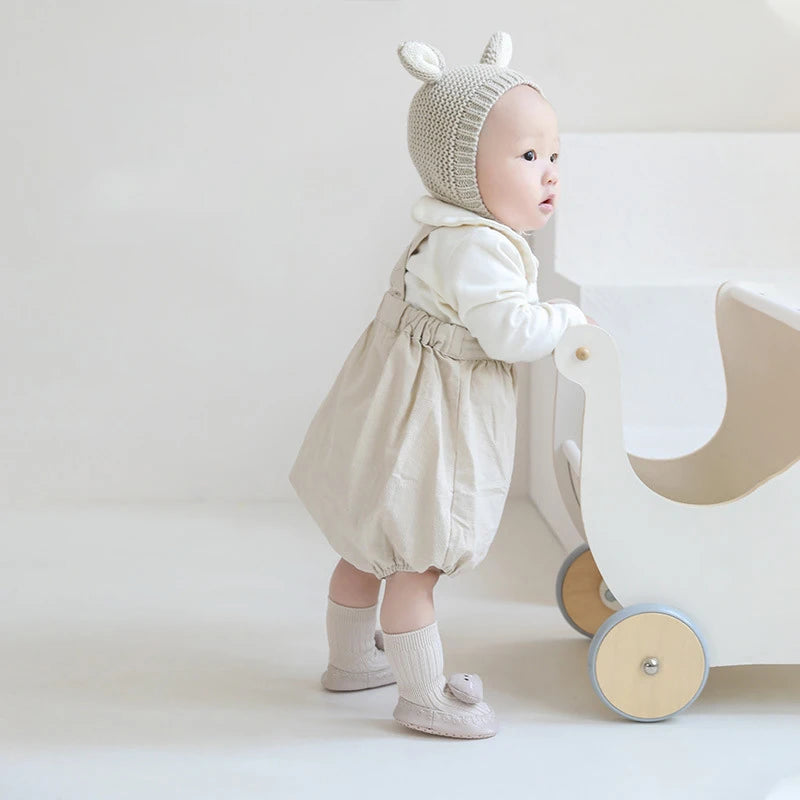 -ベビーソックス ソフト ルームシューズ ファーストシューズ 靴下 室内ばき - mamahalo shop - ベビー用靴下・タイツ -  べビー服 - 子供服 - 男の子 - 女の子