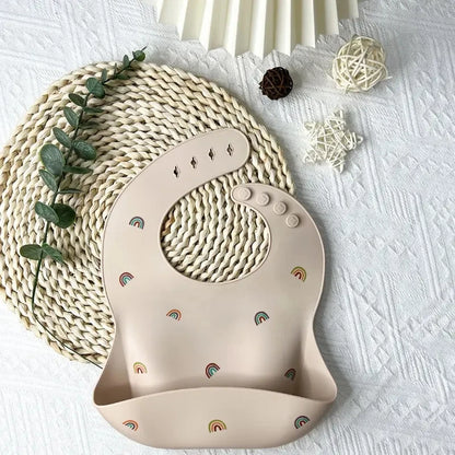 -ベビー ビブ 防水  クマ シリコン エプロン スタイ お食事エプロン ポケットエプロン【mh0001778】 - mamahalo shop - お食事エプロン -  べビー服 - 子供服 - 男の子 - 女の子