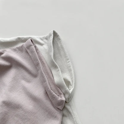 -キッズトップス 半袖Tシャツ シンプルベーシック 2カラー - mamahalo shop - 半袖Tシャツ -  べビー服 - 子供服 - 男の子 - 女の子