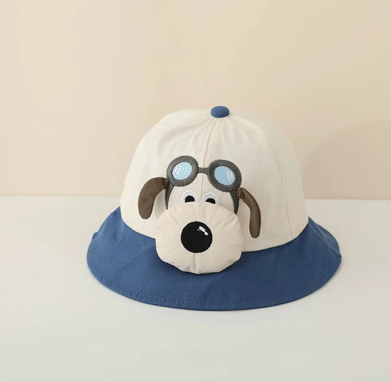 -ベビー帽子キャップ 犬 ドッグ ワンポイント 野球帽 サマーハット【mh0005168】 - mamahalo shop - ベビー用帽子 -  べビー服 - 子供服 - 男の子 - 女の子