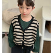 Black striped vest