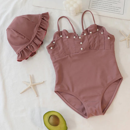 -キッズ水着 ワンピース チュチュ チュールスカート ドレス ガールズ スイムウェア  2カラー【mh0005124】 - mamahalo shop - ベビー用水着 -  べビー服 - 子供服 - 男の子 - 女の子