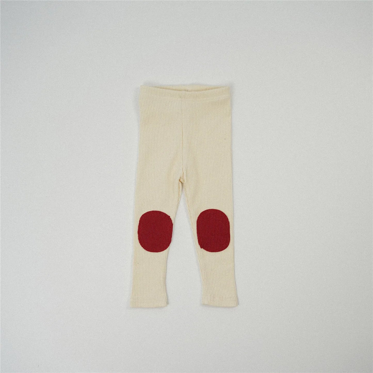 -キッズパンツ リブレギンスパンツ 膝パッチ 4カラー【mh0004422】 - mamahalo shop - レギンスパンツ -  べビー服 - 子供服 - 男の子 - 女の子