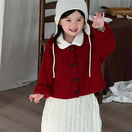 キッズスカート キルティングシンプル防寒ロングスカート - mamahalo shop - スカート -  べビー服 - 子供服 - 男の子 - 女の子