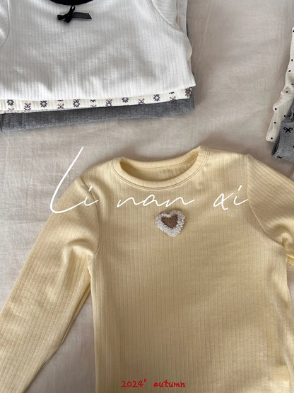 -キッズジュニアパジャマセット 長袖Tシャツ+ロングパンツ ガーリースタイル - mamahalo shop - 長袖パジャマ -  べビー服 - 子供服 - 男の子 - 女の子