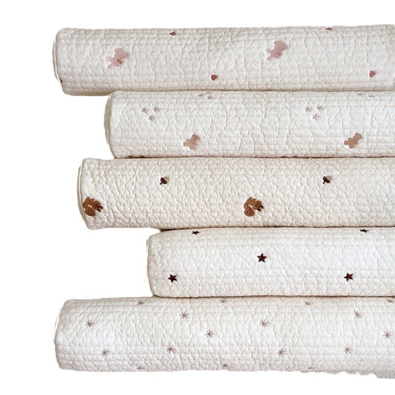 -ベビー ロング クッション 抱き枕 ピロー ベビーベッド バンパー ガード  くま ベア うさぎ バニー りす 雪 スノー 刺繍【mh0002306】 - mamahalo shop - ベビー寝具 -  べビー服 - 子供服 - 男の子 - 女の子