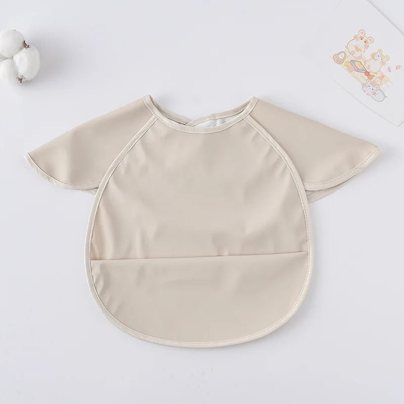 -お食事エプロン ポケットスタイ 離乳食 半袖ビブ 防水エプロン - mamahalo shop - お食事エプロン -  べビー服 - 子供服 - 男の子 - 女の子