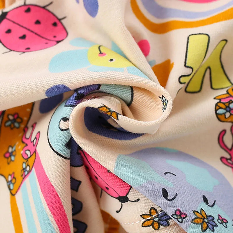 -キッズワンピース 半袖サマーワンピース お絵描きプリント柄【mh0005490】 - mamahalo shop - 半袖ワンピース -  べビー服 - 子供服 - 男の子 - 女の子