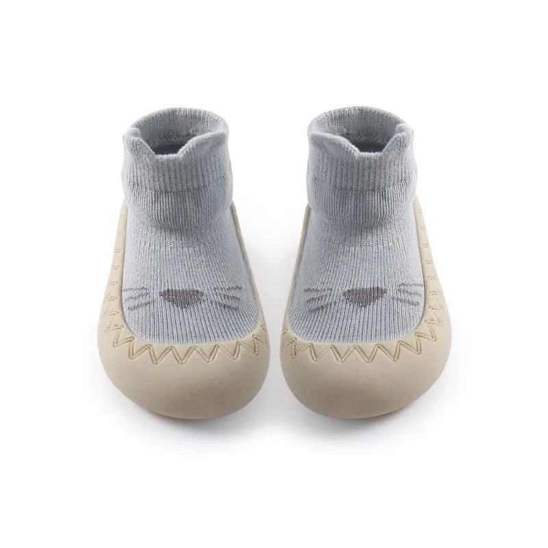 -ベビーシューズ ゴム底ルームシューズ ファーストシューズ 靴 室内ばき ソックス - mamahalo shop - 靴 -  べビー服 - 子供服 - 男の子 - 女の子