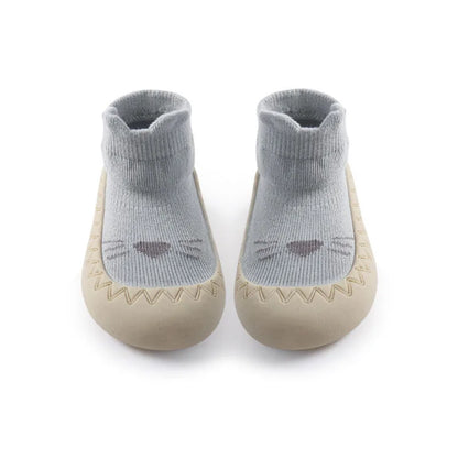 -ベビーシューズ ゴム底ルームシューズ ファーストシューズ 靴 室内ばき ソックス - mamahalo shop - 靴 -  べビー服 - 子供服 - 男の子 - 女の子