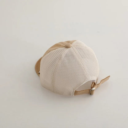 -ベビー帽子 メッシュキャップ 野球帽 レターロゴ刺繍 サマーハット【mh0005593】 - mamahalo shop - ベビー用帽子 -  べビー服 - 子供服 - 男の子 - 女の子