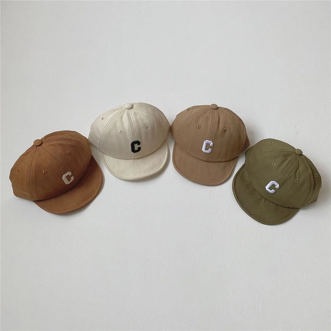 -ベビーキッズ帽子 キャップ 野球帽 ソフトブリム レターロゴワッペン サマーキャップ【mh0006328】 - mamahalo shop - ベビー用帽子 -  べビー服 - 子供服 - 男の子 - 女の子