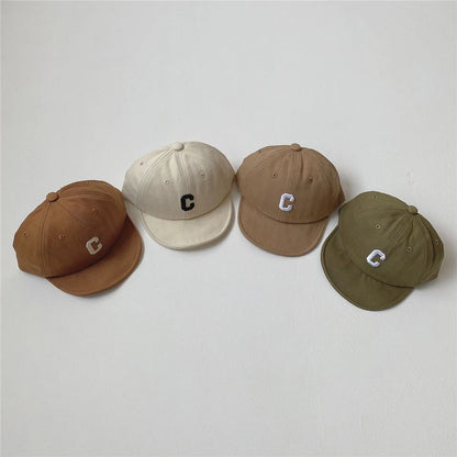 -ベビーキッズ帽子 キャップ 野球帽 ソフトブリム レターロゴワッペン サマーキャップ【mh0006328】 - mamahalo shop - ベビー用帽子 -  べビー服 - 子供服 - 男の子 - 女の子