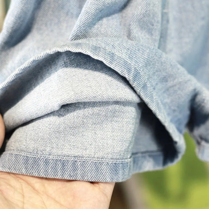 -キッズパンツ デニム リボン ショートパンツ キュロットパンツ【mh0006043】 - mamahalo shop - ハーフパンツ・ショートパンツ -  べビー服 - 子供服 - 男の子 - 女の子