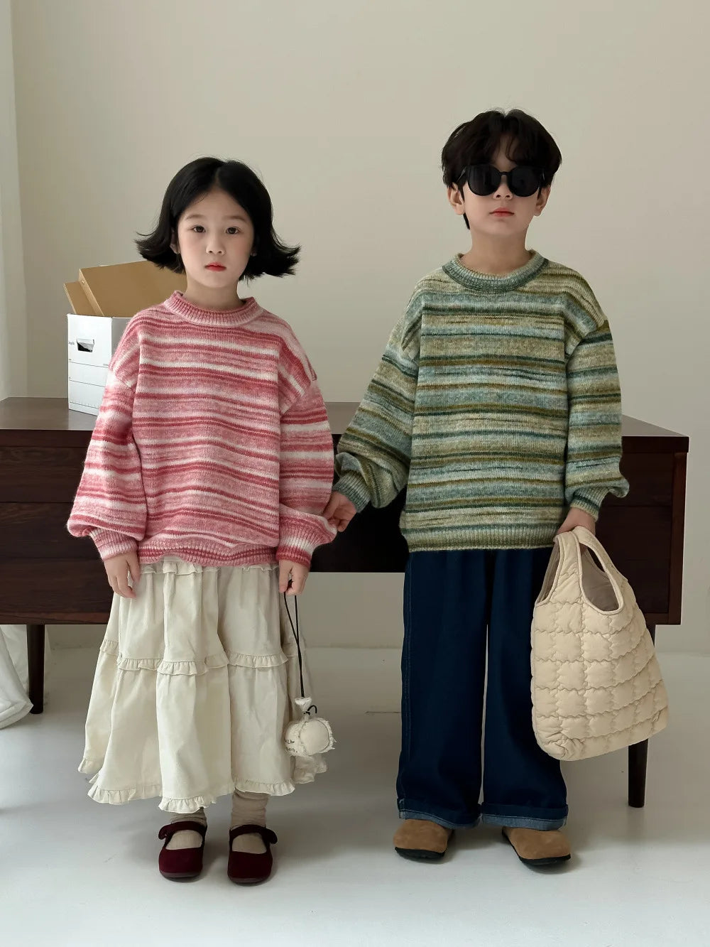 -キッズスカート フラワー花柄プリント/無地フリルスカート【mh0007366】 - mamahalo shop - スカート -  べビー服 - 子供服 - 男の子 - 女の子