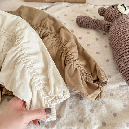 -キッズ 長袖 バットスリーブ チュニック ブラウス ガールズ - mamahalo shop - 長袖シャツ・ブラウス -  べビー服 - 子供服 - 男の子 - 女の子