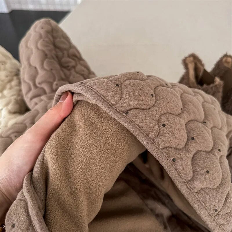 -キッズ みずたま キルティング 裏フリース フーディ ジャケット コート アウター - mamahalo shop - ショートコート・ジャケット・ジャンパー -  べビー服 - 子供服 - 男の子 - 女の子