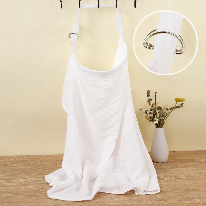 -☺︎ ダブルガーゼ 授乳ケープ 授乳カバー 授乳ストール ナーシングカバー 無地 くま ベア レインボー 虹 フラワー 花柄 - mamahalo shop - ベビーブランケット・タオル -  べビー服 - 子供服 - 男の子 - 女の子