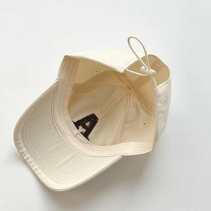 -キッズ帽子 キャップ 野球帽 レターロゴワッペン サマーハット【mh0006191】 - mamahalo shop - ベビー用帽子 -  べビー服 - 子供服 - 男の子 - 女の子