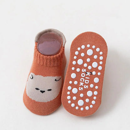 -ベビーキッズソックス 靴下6足セット ショートソックス 無地/アニマル【mh0006482】 - mamahalo shop - ベビー用靴下・タイツ -  べビー服 - 子供服 - 男の子 - 女の子