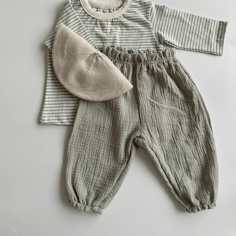 -ベビーパンツ ルーズ サマージョガーパンツ ゆったりパンツ プリント柄【mh0004548】 - mamahalo shop - ロングパンツ・スウェットパンツ -  べビー服 - 子供服 - 男の子 - 女の子