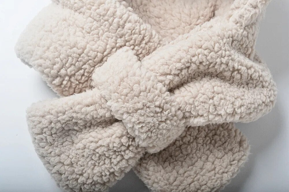 -ベビー キッズ くま ベア 耳付き マフラーキャップ ネックウォーマー 帽子 - mamahalo shop - ベビー用帽子 -  べビー服 - 子供服 - 男の子 - 女の子