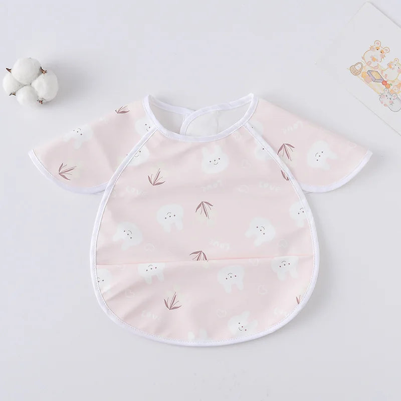 -お食事エプロン ポケットスタイ 離乳食 半袖ビブ 防水エプロン - mamahalo shop - お食事エプロン -  べビー服 - 子供服 - 男の子 - 女の子