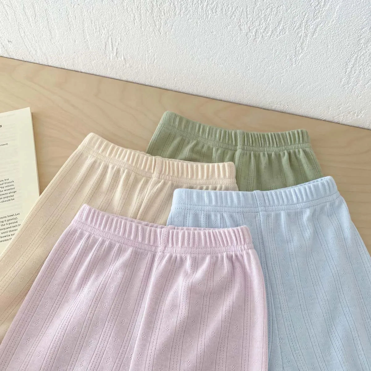 -ベビーパンツ フリルルーズパンツ シンプルベーシック パステル 4カラー【mh0005434】 - mamahalo shop - ロングパンツ・スウェットパンツ -  べビー服 - 子供服 - 男の子 - 女の子