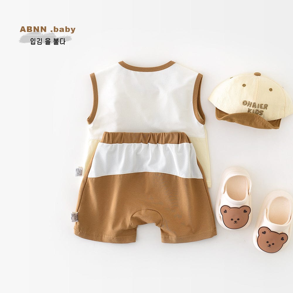 ノースリーブセットアップ ドッグタンクトップ+ショートパンツセットアップ 2点セット【mh0009602】