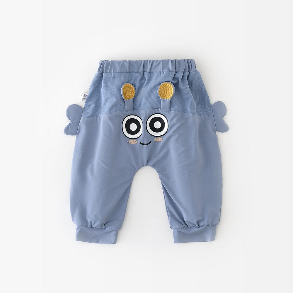 ロングパンツ・スウェットパンツ Blue / 73cm アニマルヒップパッチロングパンツ【mh0009621】