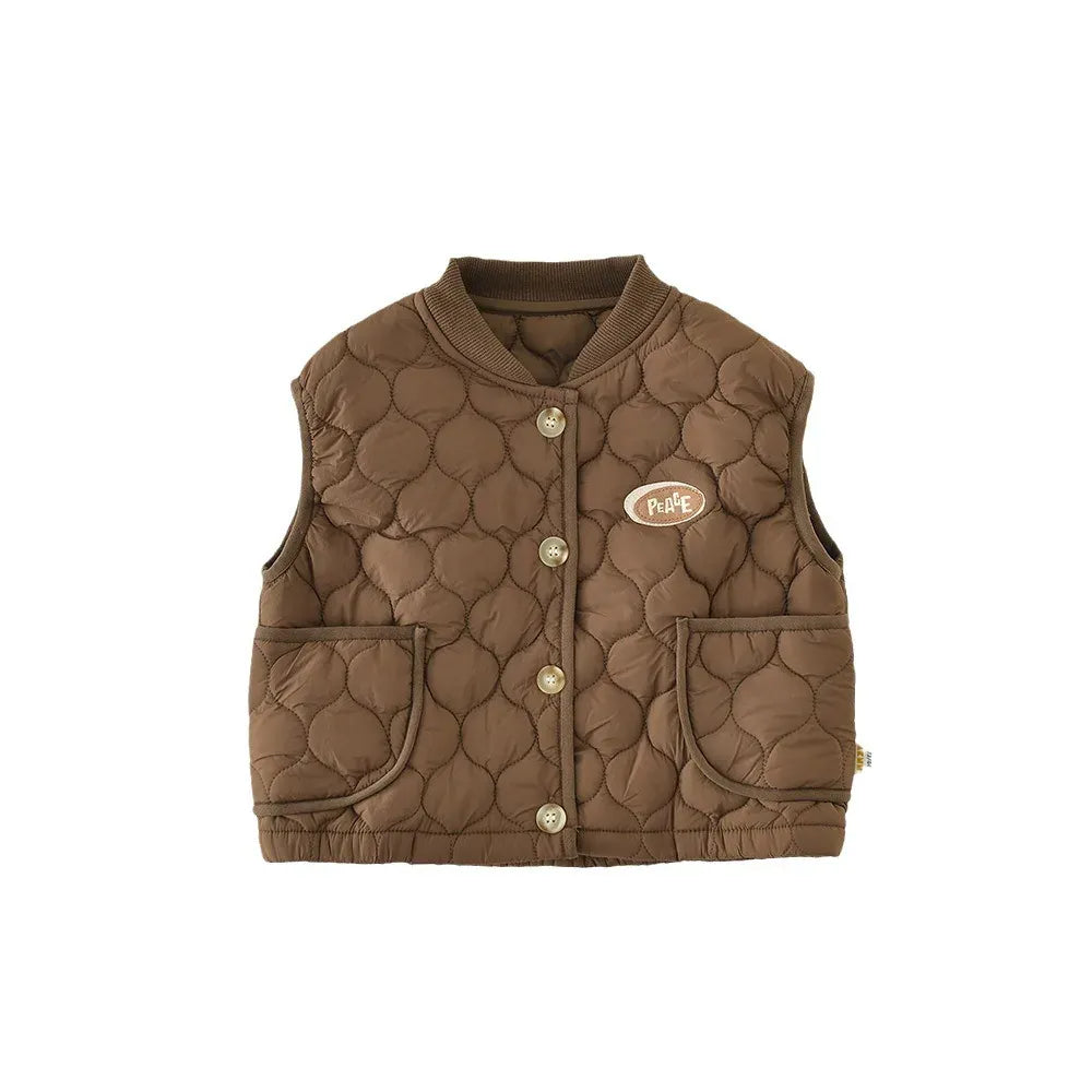 ベスト ベビーキッズベスト キルティングパデッドアウターベスト【mh0007841】