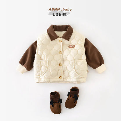 ベスト ベビーキッズベスト キルティングパデッドアウターベスト【mh0007841】