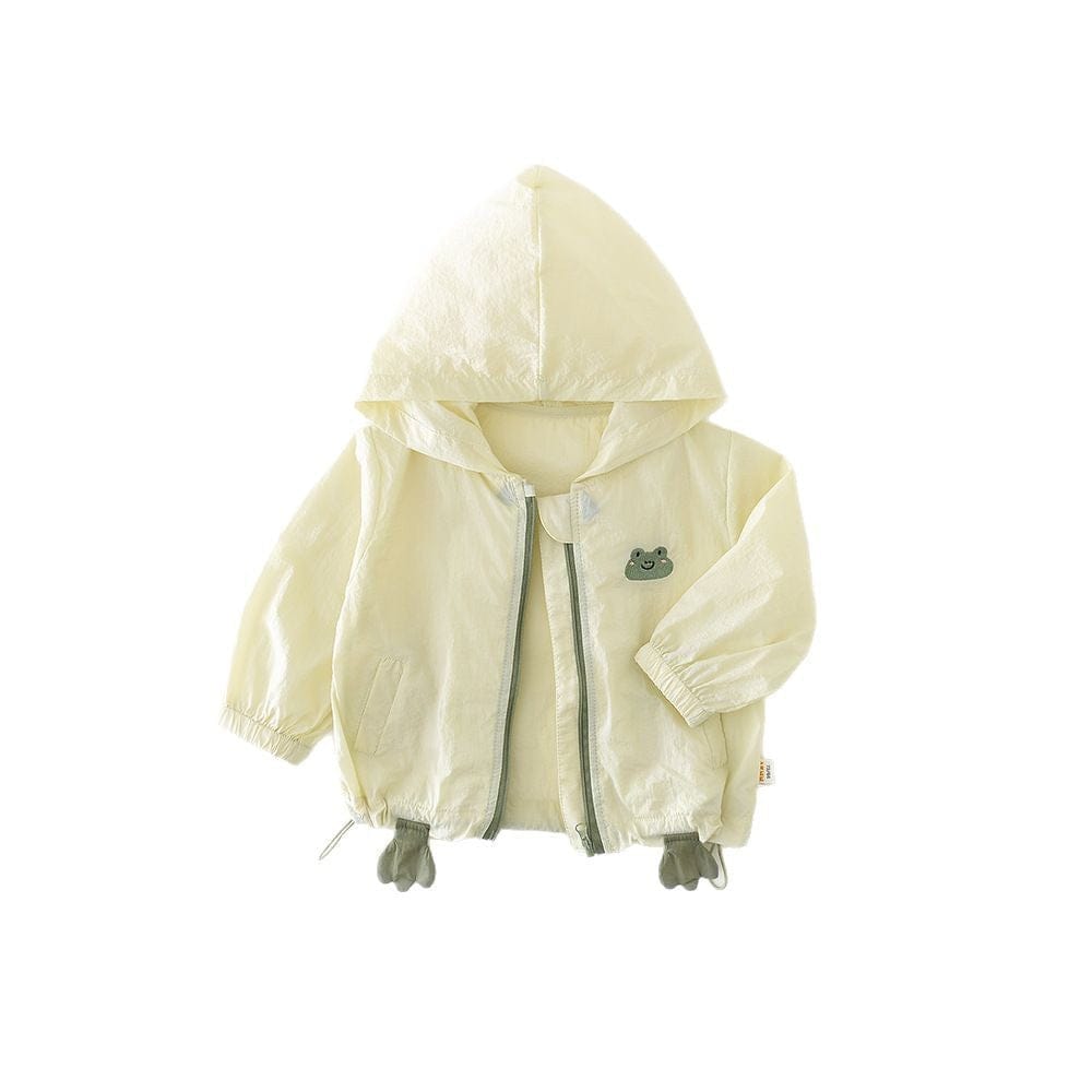 ショートコート・ジャケット・ジャンパー フーディ足つきアニマルウィンドブレーカー【mh0009598】