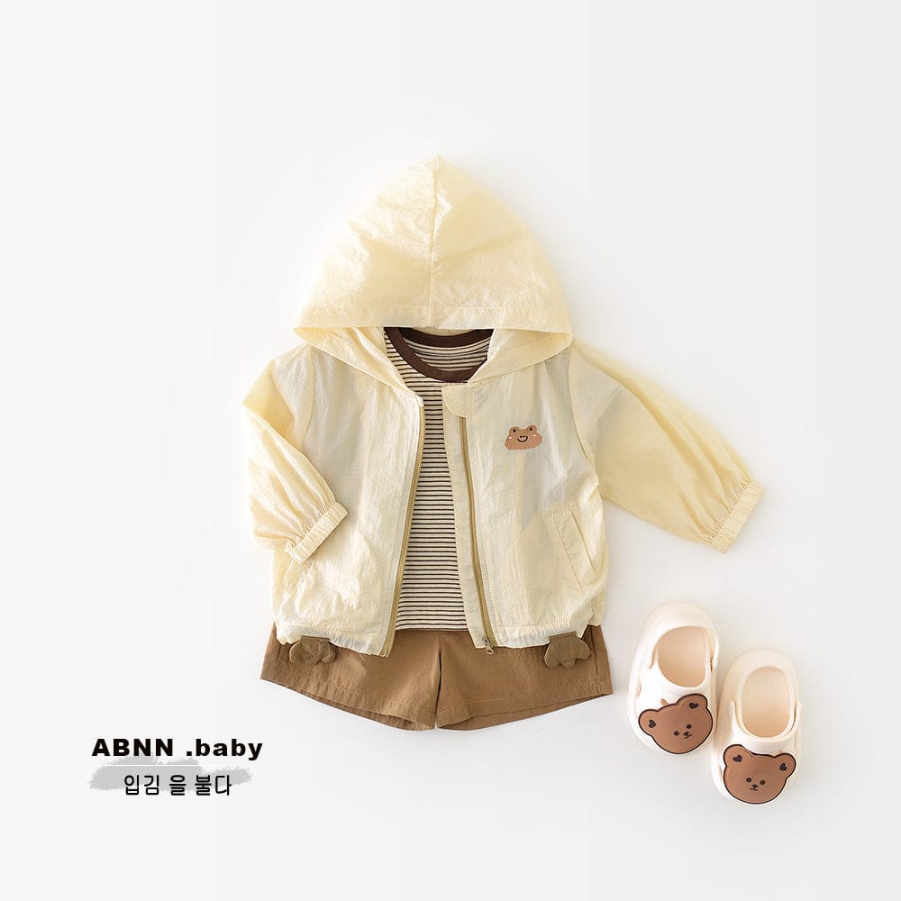 ショートコート・ジャケット・ジャンパー フーディ足つきアニマルウィンドブレーカー【mh0009598】