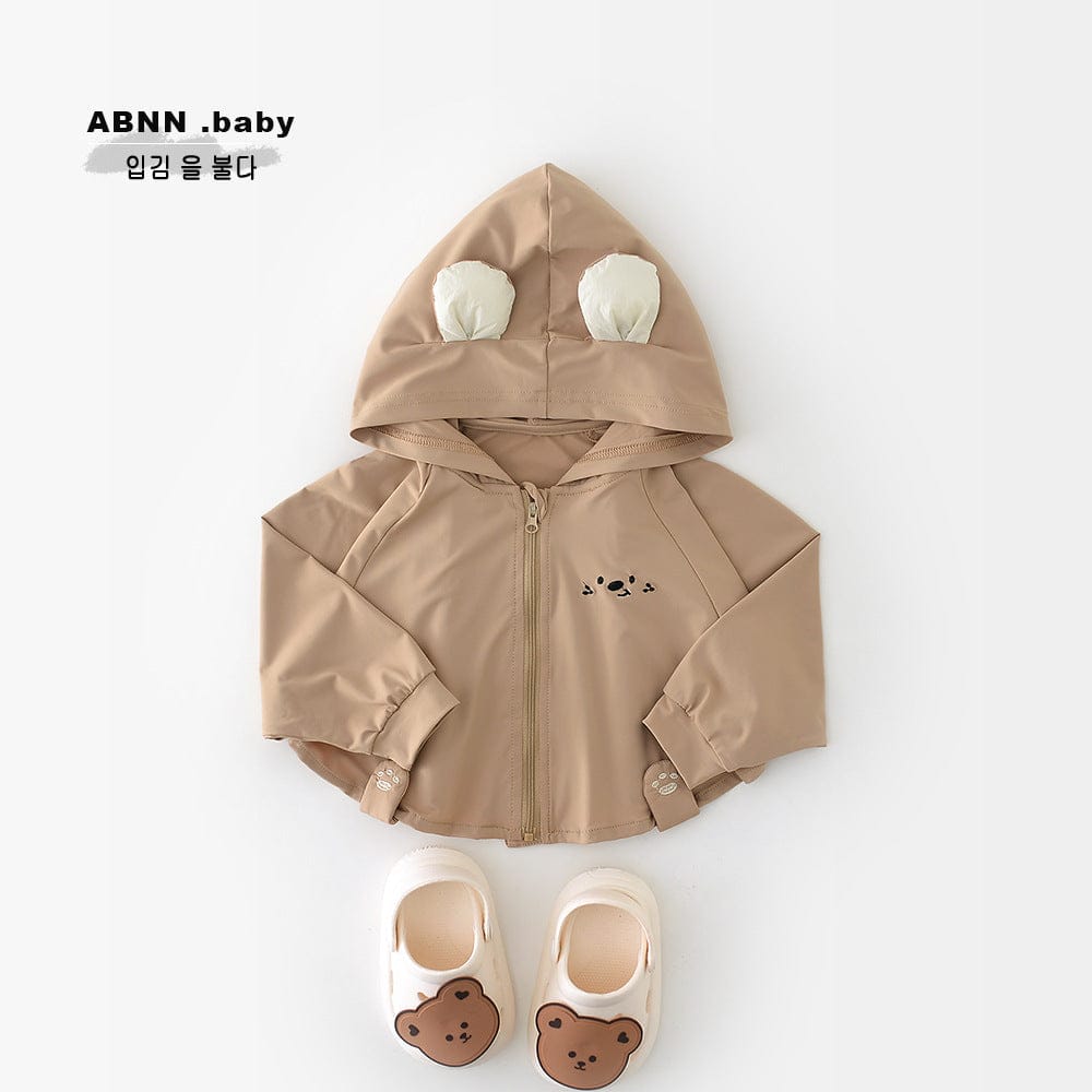 ショートコート・ジャケット・ジャンパー アニマル耳付きフーディポンチョブルゾン【mh0009601】