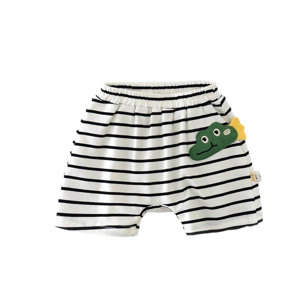 ハーフパンツ・ショートパンツ ボーダーサルエルショートパンツ【mh0009614】