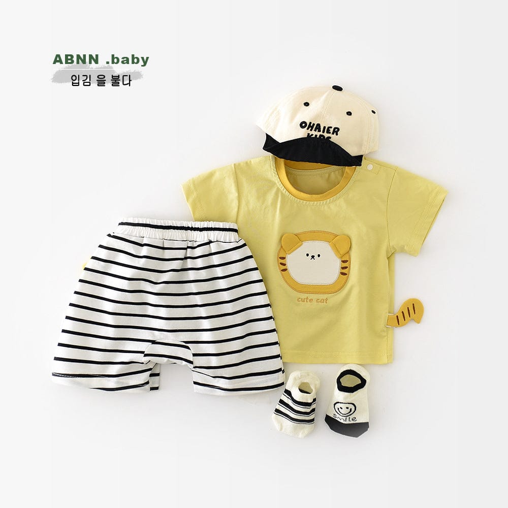 ハーフパンツ・ショートパンツ ボーダーサルエルショートパンツ【mh0009614】