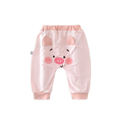 ロングパンツ・スウェットパンツ アニマルヒップパッチロングパンツ【mh0009621】