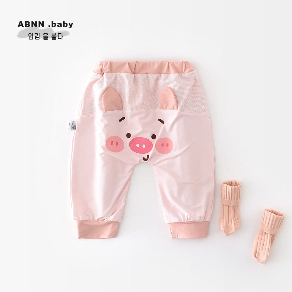 ロングパンツ・スウェットパンツ アニマルヒップパッチロングパンツ【mh0009621】