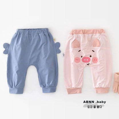 ロングパンツ・スウェットパンツ アニマルヒップパッチロングパンツ【mh0009621】