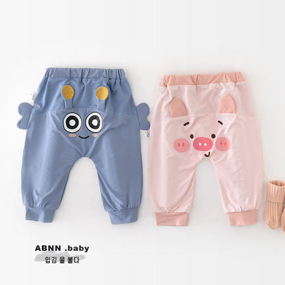 ロングパンツ・スウェットパンツ アニマルヒップパッチロングパンツ【mh0009621】