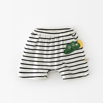 ハーフパンツ・ショートパンツ Stripe / 73cm ボーダーサルエルショートパンツ【mh0009614】