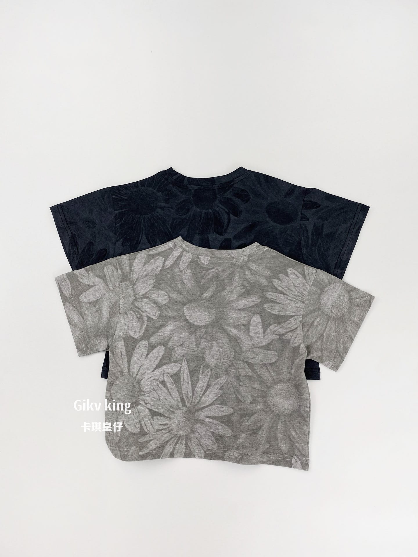 Abstract Daisy Print Tee マーガレット 半袖Tシャツ【mh0013484】 Gikv king 半袖Tシャツ