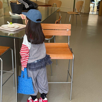 ノースリーブセットアップ ロゴ入りクロップドベスト+スウェットパンツセットアップ 2点セット【mh0010916】