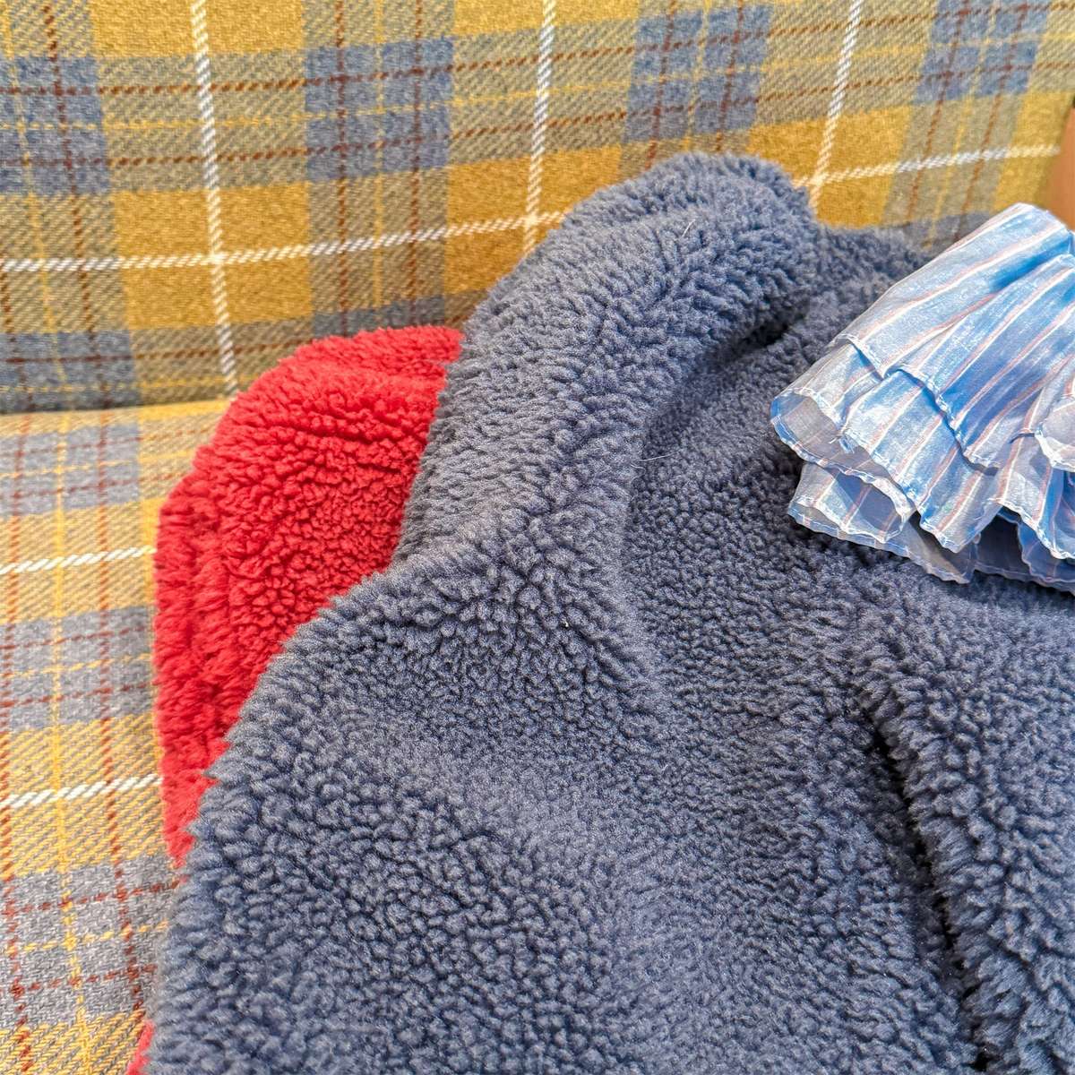 ノースリーブセットアップ シープボアベスト+ロングパンツ 2点セット もこもこセットアップ【mh0011433】