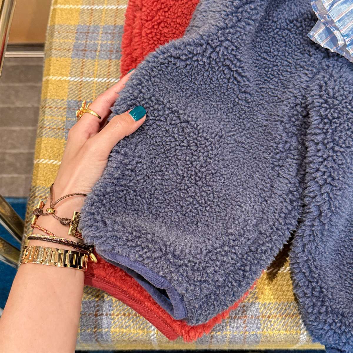 ノースリーブセットアップ シープボアベスト+ロングパンツ 2点セット もこもこセットアップ【mh0011433】